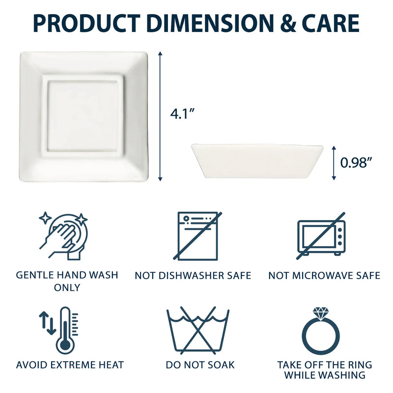 Gift For Bestie - Grow Old Friends - Personalized Ring Dish