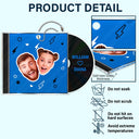 Gift For Couples,Gift For Husband,Gift For Wife,Gift For Boyfriend,Gift For Girlfriend,Happy - Custom Photo Outline CD Couple - Personalized Acrylic Car Hanger