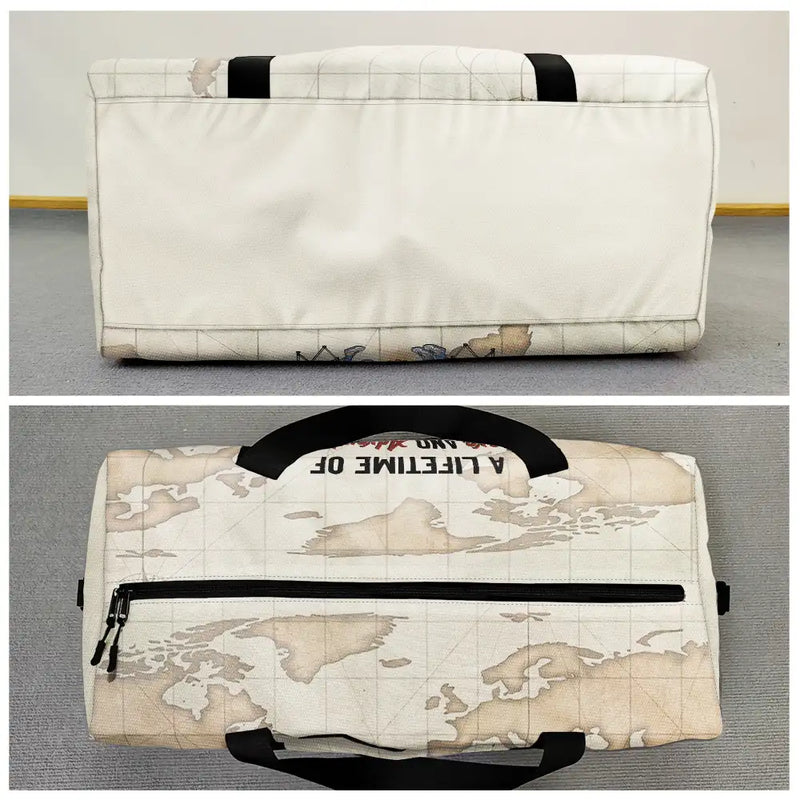 Travel,Camping,Gift For Couples,Gift For Husband,Gift For Wife,Gift For Boyfriend,Gift For Girlfriend,Happy - Camping Couple A Lifetime Of Love & Adventure - Personalized Duffle Bag