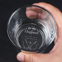 Gift For Husband,Gift For Wife,Gift For Boyfriend,Gift For Girlfriend,Gift For Mother,Gift For Father,Gift For Daughter,Gift For Son,Gift For Sisters,Gift For Brothers,Gift For Bestie,Love - Morse Code Secret Message - Personalized Engraved Whiskey Glass
