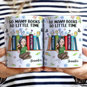 Reading,Gift For Women,Gift For Yourself - Reading Drink Water Read Books - 3D Inflated Effect Printed Mug, Personalized White Edge-to-Edge Mug