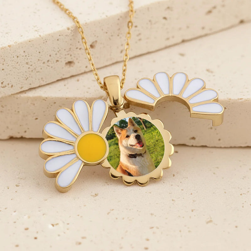 Gift For Wife,Gift For Girlfriend,Gift For Yourself,Gift For Women,Gift For Mother,Gift For Grandma,Gift For Daughter,Memorial,Sad - Custom Photo Frame In Memorial Of Loved Ones - Personalized Hidden Message Necklace