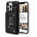 Gift For Yourself,Gift For Women,Gift For Mother,Gift For Grandma,Love - Book Themed The One Where I Become A Mom - Personalized Leather Flip Wallet Phone Case