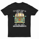 Old Hippies Don't Die Family Old Couple - Gift For Grandparents - Personalized Custom T Shirt