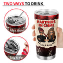 Best Friends Are Ready With A Shovel - Gift For Bestie - Personalized Custom Tumbler