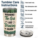 Camping Bestie, attention : les filles boivent à nouveau ! - Verre personnalisé