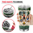 Camping Bestie, attention : les filles boivent à nouveau ! - Verre personnalisé