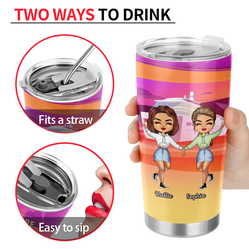 Croisière Bestie : La vie est meilleure en croisière - Gobelet personnalisé