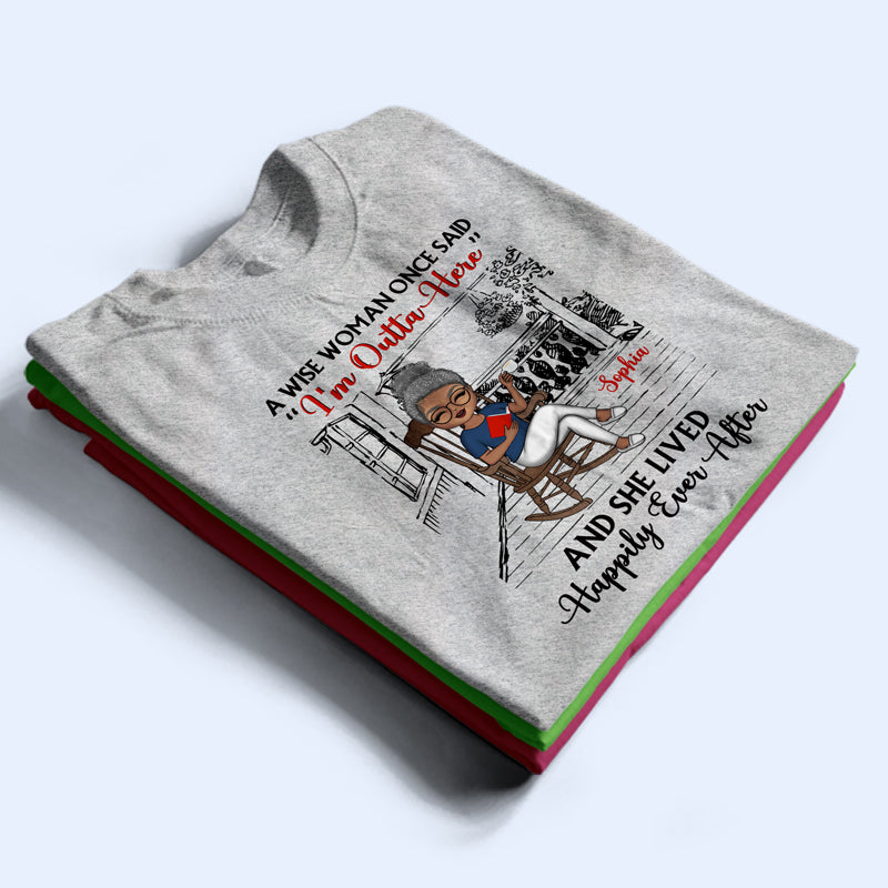 I'm Outta Here - Retirement Gift - Personalized Custom Hoodie