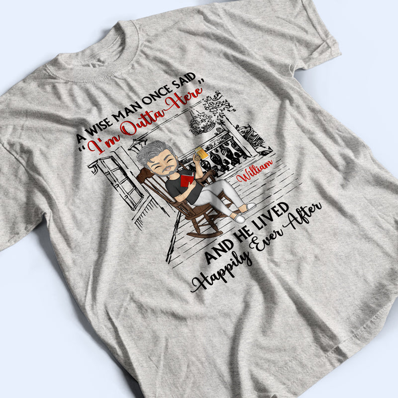 I'm Outta Here - Retirement Gift - Personalized Custom Hoodie