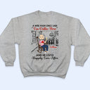 I'm Outta Here - Retirement Gift - Personalized Custom Hoodie