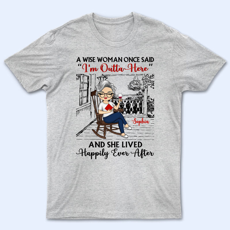 I'm Outta Here - Retirement Gift - Personalized Custom Hoodie