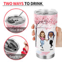 Become Sisters - Gift For Bestie - Personalized Custom Tumbler