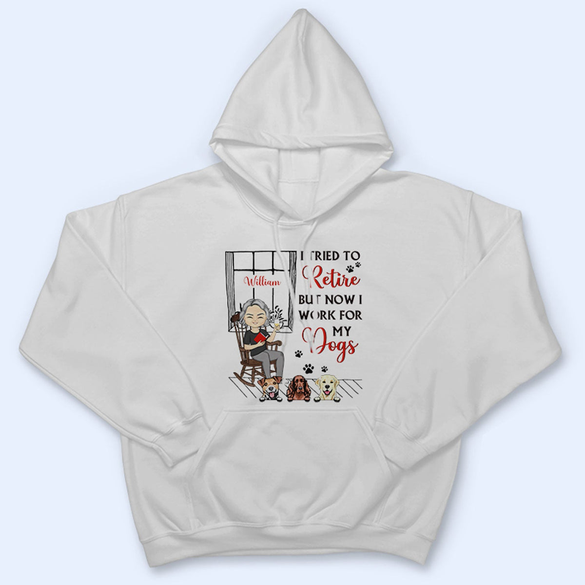 I Tried To Retire - Gift For Dog And Cat Lovers - Personalized Custom T Shirt