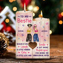 Meilleur ami, frère ou sœur, grâce à toi, je ris plus fort - Bougeoir personnalisé