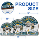 Camping Gets Laughed About All Year - Gift For Bestie - Personalized Custom Shaped Wood Sign