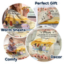 Mother & Children We Hope Every Time You Snuggle In This Blanket - Gift For Mom - Personalized Custom Fleece Blanket