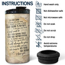 Custom Photo It's Not Easy For A Man - Gift For Father - Personalized Custom 4 In 1 Can Cooler Tumbler