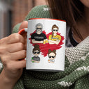 Father & Children We're Yours No Refunds - Gift For Father - Personalized Custom Accent Mug