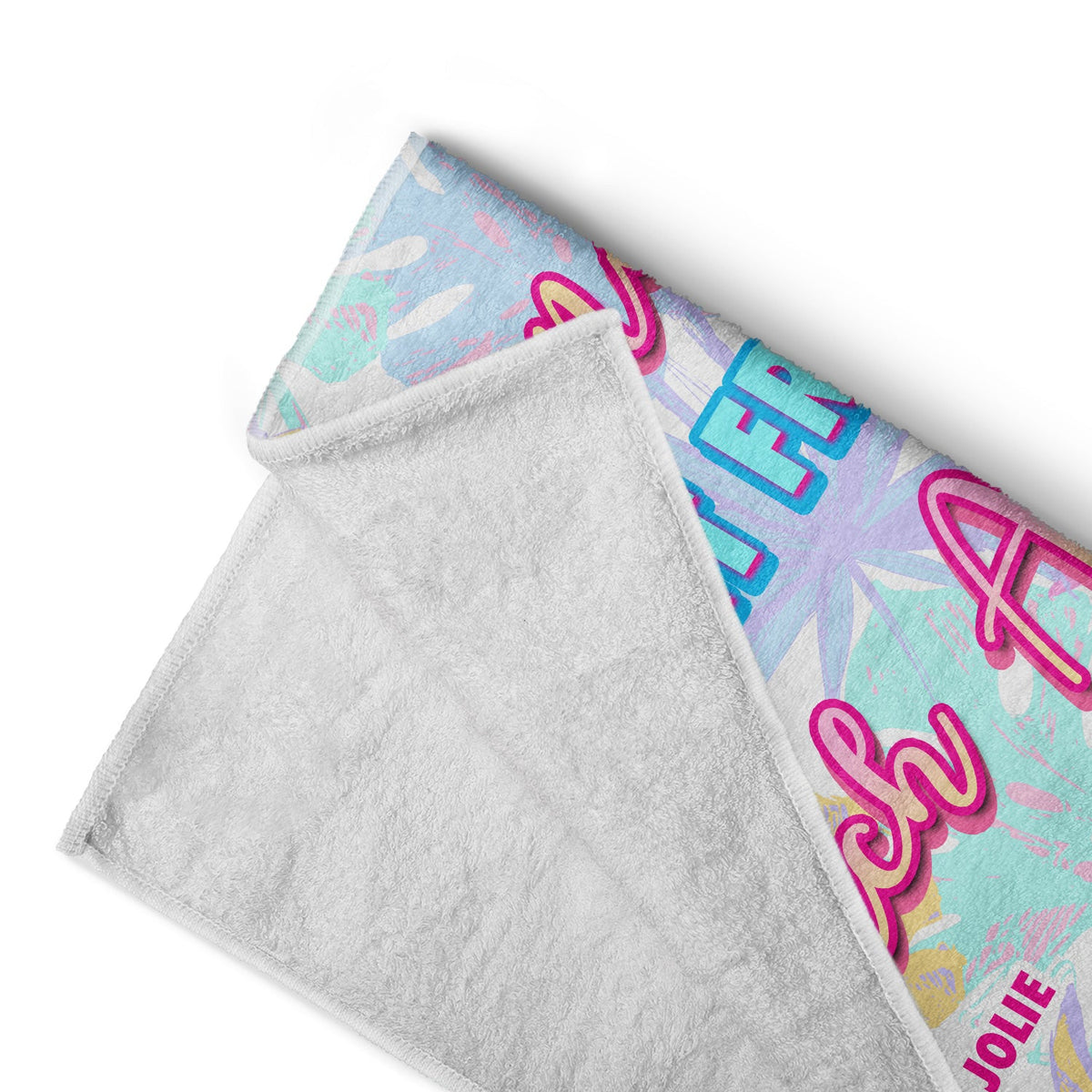 Don't Let Friends Beach Alone - Gift For Besties - Personalized Custom Beach Towel