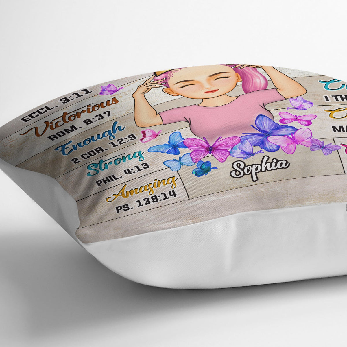 You Are Beautiful Victorious - Gift For Women, Gift For Kid - Personalized Custom Pillow