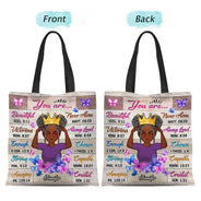 Tu es victorieux - Cadeau pour enfant, cadeau de rentrée scolaire - Sac en toile zippé personnalisé