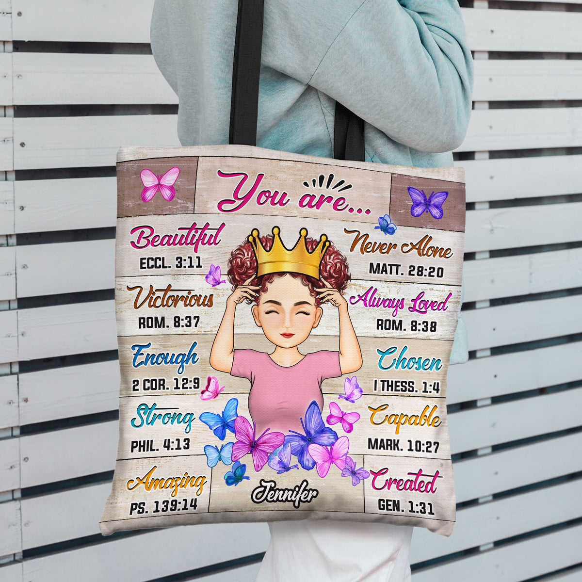 Tu es victorieux - Cadeau pour enfant, cadeau de rentrée scolaire - Sac en toile zippé personnalisé