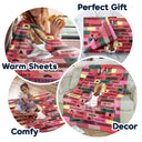 Yoga Girl I Am Bold - Cadeau pour vous-même, cadeau pour femme - Couverture polaire personnalisée