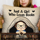 Reading Kid Just A Girl Boy Who Loves Books - Gift For Kid, Book Lovers - Personalized Pillow