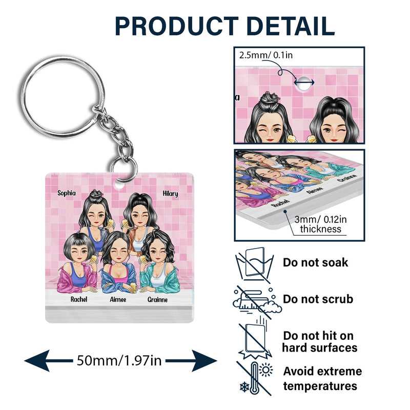 Bestie Sisters We Choose For Ourselves - Gift For Bestie - Personalized Acrylic Keychain