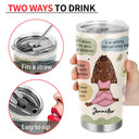 Yoga Girl Daily Affirmations - Gift For Yourself, Gift For Women - Personalized Tumbler