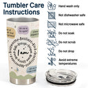 Yoga Girl Daily Affirmations - Gift For Yourself, Gift For Women - Personalized Tumbler