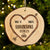 Mr & Mrs Infinity - Christmas Gift For Couples - Personalized Wood Slice Ornament