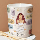 Yoga When You Need A Reminder - Gift For Yourself, Gift For Women - Personalized Scented Candle With Wooden Lid