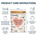 Yoga When You Need A Reminder - Gift For Yourself, Gift For Women - Personalized Scented Candle With Wooden Lid