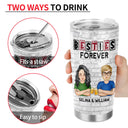 Best Friends Congrats On Being My Bestie - Gift For Bestie - Personalized Tumbler