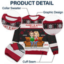 Christmas Couple Hubby & Wifey Season - Gift For Couples - Personalized Unisex Ugly Sweater