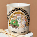 Bestie Sister Light This Candle - Gift For Bestie, Sister - Personalized Scented Candle With Wooden Lid