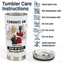 Bestie Backside Congrats On Being My Bestie - Gift For Bestie - Personalized Tumbler