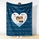Should Probably Cuddle - Gift For Couples - Personalized Fleece Blanket