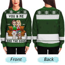 Christmas Pet Lovers Couple You & Me - Gift For Pet Lover Couples - Personalized Unisex Ugly Sweater