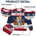 Christmas Pet Lovers Couple You & Me - Gift For Pet Lover Couples - Personalized Unisex Ugly Sweater