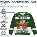 Christmas Pet Lovers Couple You & Me - Gift For Pet Lover Couples - Personalized Unisex Ugly Sweater