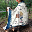 Mother Always Be Here For You - Gift For Daughter - Personalized Fleece Blanket