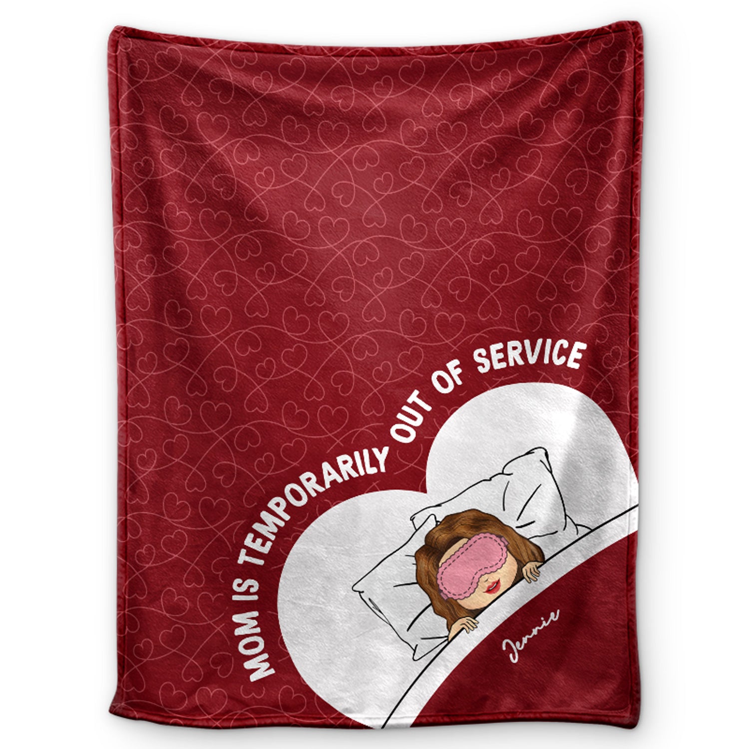 Out Of Service - Gift For Mother - Personalized Fleece Blanket