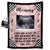 Custom Photo Baby Ultrasound Until You Can Hold Me - Gift For Mother & Father - Personalized Fleece Blanket, Sherpa Blanket