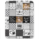 Custom Photo Pet Memorial Always With Us - Memorial Gift For Pet Lovers - Personalized Fleece Blanket, Sherpa Blanket