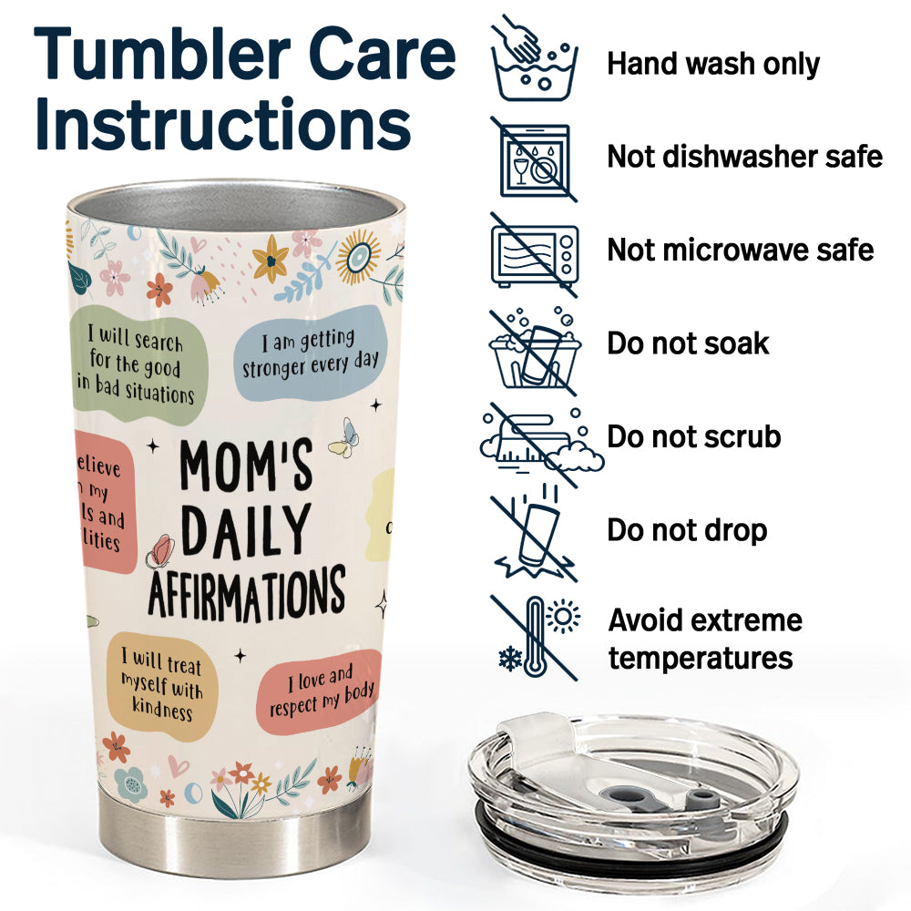 Mom's Daily Affirmations Mug - Mama Mug - Gift for New Mom