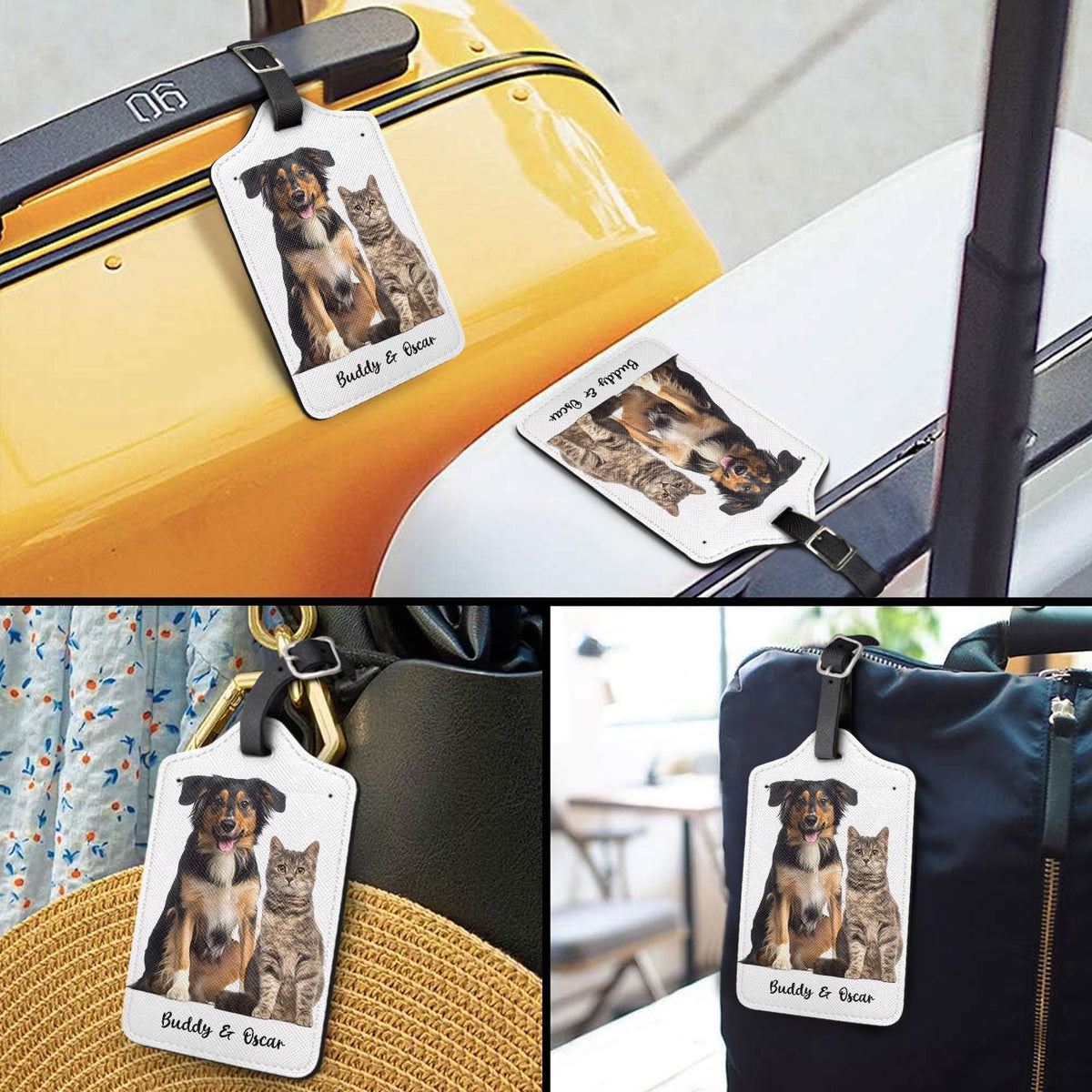 Custom Photo, Photo Tag - Gift For Traveling Lovers - Personalized Luggage Tag