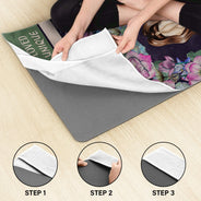 Yoga I Am Strong - Cadeau pour vous-même, cadeau pour femme - Serviette de yoga personnalisée